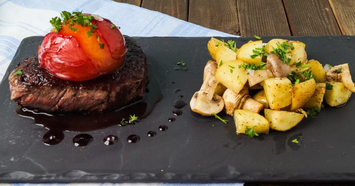 Receita de Picanha Suína Com Batatas Na Airfryer 