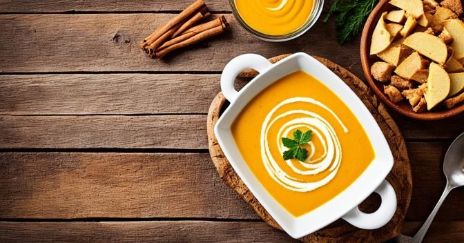 Sopas: Sopa de Abóbora com Gengibre Cremosa e Especiarias Inesquecíveis: Aqueça o Inverno