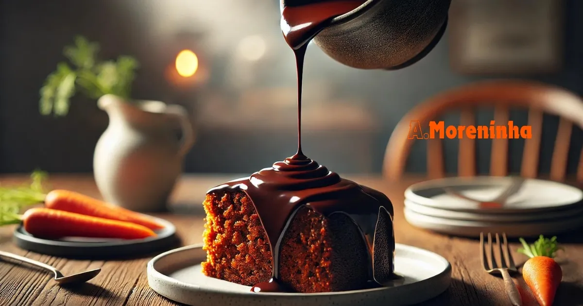 Bolo: Receita de Calda de Chocolate Para Bolo de Cenoura. Uma Delícia!